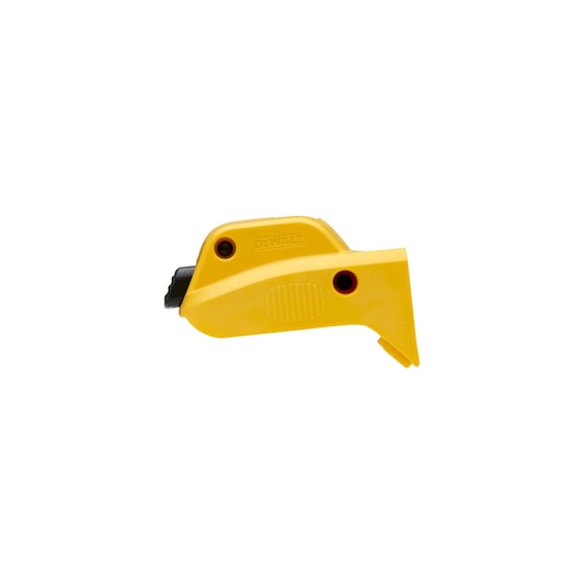 Yellow DEWALT D25304DH drill accessory with black details on white background.