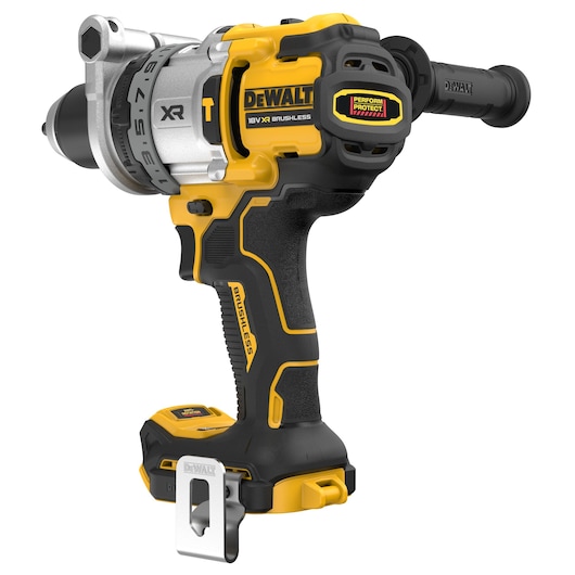 DEWALT power drill. Photography category. SKUs: DCD1007NT, DCZ607X2-XE.