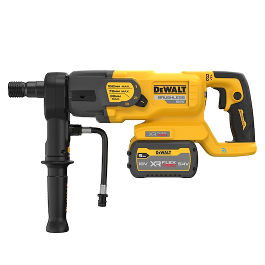 DEWALT drill for photography, DCD150X2-QW and DCD150X2 SKUs shown, yellow and black power tool.