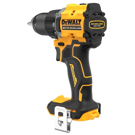 DEWALT cordless drill, brushless motor. Photography SKU: DCD794NT, DCD794NT-XJ.