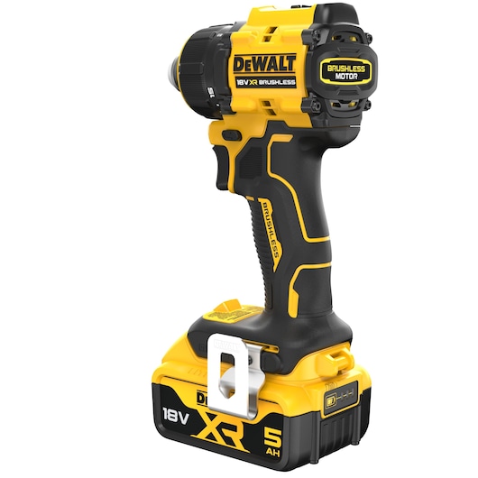 DEWALT cordless drill DCD803P2T-QW, DCD803P2T, 18V XR, brushless, photography category.