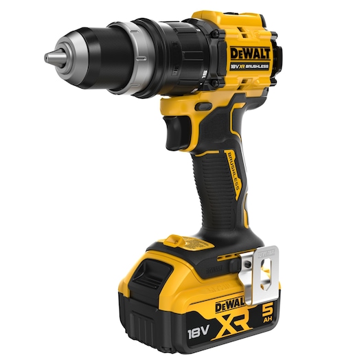 DEWALT cordless drill, 18V XR, brushless. SKUs: DCD803P2T-QW, DCD803P2T. Product category: Photography.