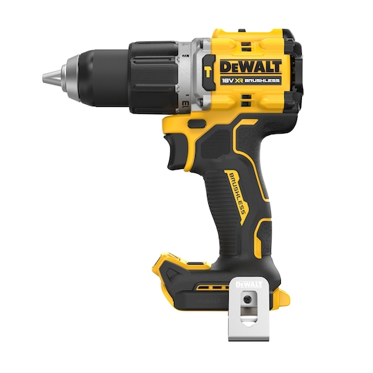 DEWALT 18V drill, category Photography, SKUs DCD805NT-XJ, DCD805NT. Yellow and black cordless tool.