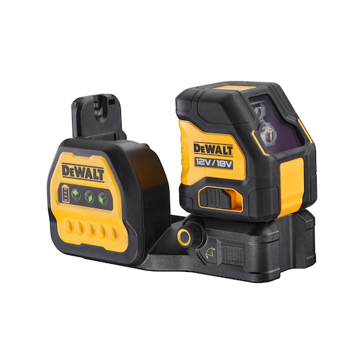 DEWALT photography tool DCE088NG18-XJ, DCE088NG18. Black/yellow device with controls and battery indicator.