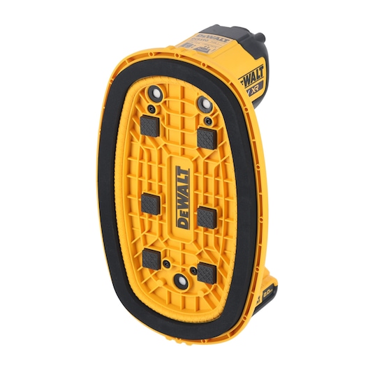DEWALT tool base, yellow/black, for SKUs DCE590D1T-QW, DCE590D1T; photography product category.