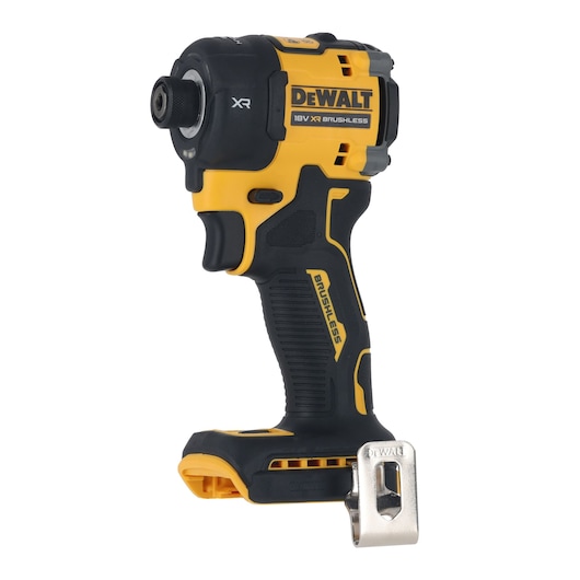 DEWALT DCF870NT 18V XR brushless impact wrench with compact design, black and yellow, no battery.