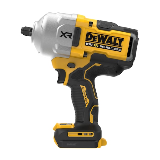 DEWALT impact driver, brushless, yellow/black, 18V, SKUs DCF961N, DCF961N-XJ. Photography category.