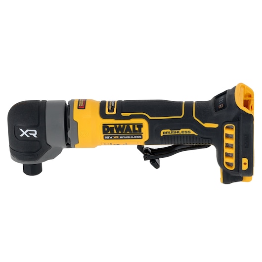 DEWALT DCG421N-XJ, DCG421N cordless angle grinder, yellow-black, for photography tools.