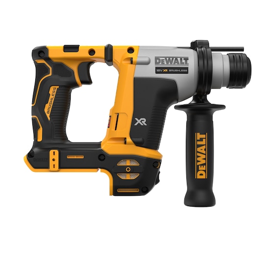 DEWALT tool DCH172NT-XJ, DCH172NT, photography category, yellow and black with side handle.