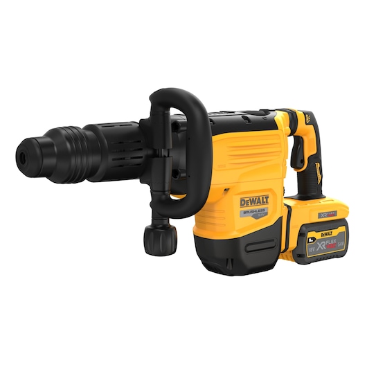 DEWALT cordless rotary hammer drill with yellow body, black handle and battery pack, model DCH892X2.