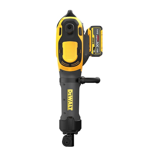 DEWALT tool DCH966Z2, DCH966Z2-XE for photography. Yellow and black, battery-powered, handle visible.