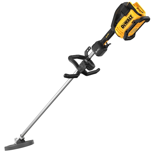 DEWALT grass trimmer, SKUs DCMBC812N-XJ, DCMBC812N. Long shaft, yellow and black design.