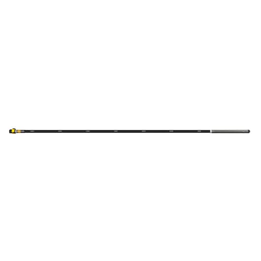 Long black extension pole with yellow DEWALT connector, used for photography equipment.