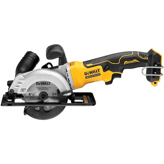 DEWALT cordless saw, DCS571NT-XJ and DCS571NT SKUs, yellow/black, brushless, photography product category.