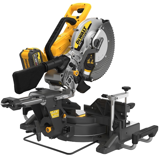 DEWALT saw, photography category, SKUs DCS781X2-QW and DCS781X2. Compact powered tool with yellow and black design.