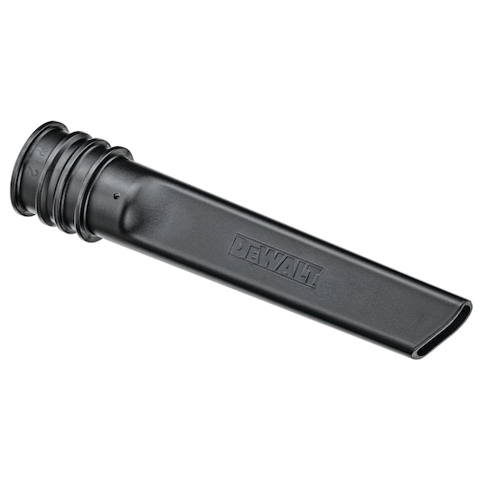 Black DEWALT vacuum crevice tool attachment for DCV501LN, designed for cleaning narrow spaces.