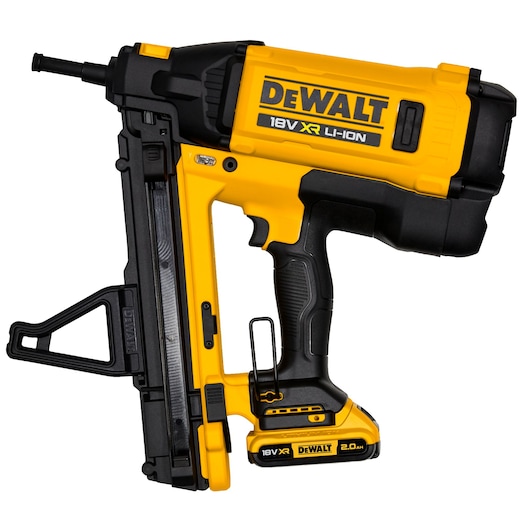DEWALT nail gun, 18V XR Li-Ion, photography category. SKU: DGN845D1-QW, DGN845D1.