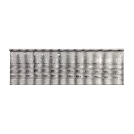 Stack of DEWALT metal nails for nail gun, shown horizontally against a white background.