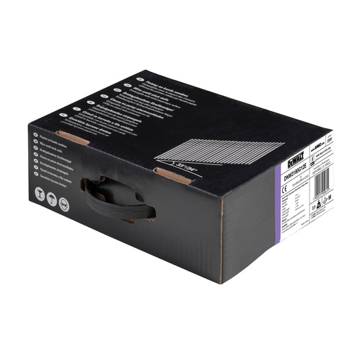 Black DEWALT box with handle and product label DNW3190G12E, designed for photography accessories.