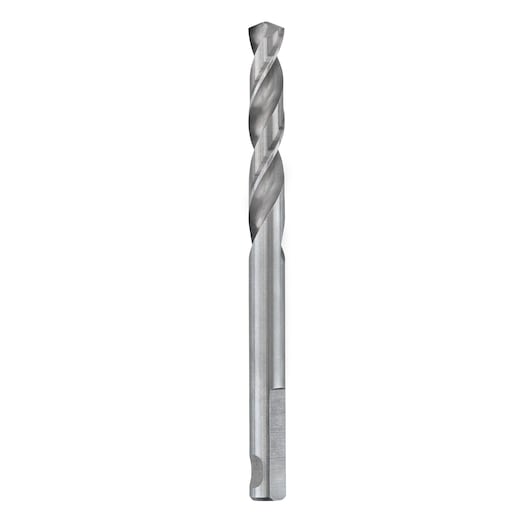 Single metal drill bit shown vertically on a white background.