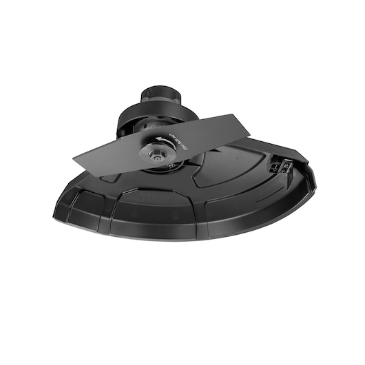 DEWALT photography product, black trimmer guard with blade, SKUs DT20654-LA, DT20654.