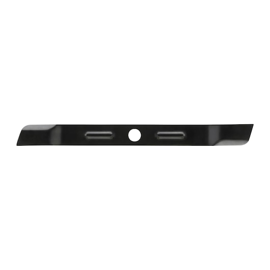 DEWALT DT20671 metal lawn mower blade with central mounting hole.