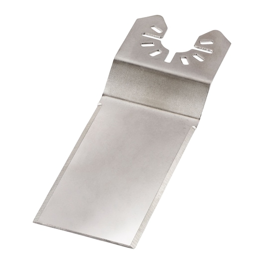 DEWALT DT20750 flat metal blade accessory for oscillating tools, used for scraping and removing materials.