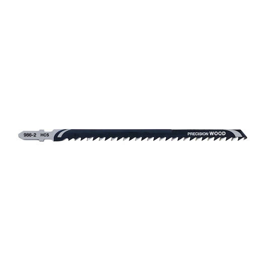 DEWALT DT2076 precision wood cutting jigsaw blade shown on a white background.