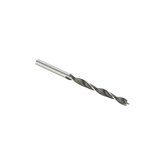 A single metal drill bit with a spiral design, shown on a white background.