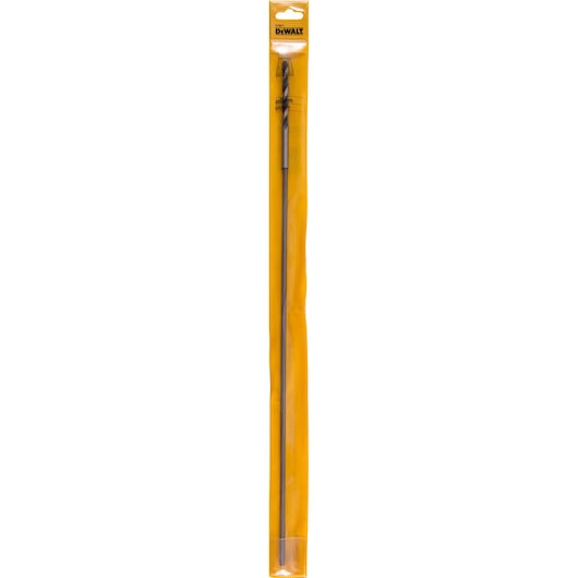 DEWALT DT4871 drill bit in yellow packaging, long and thin tool for drilling tasks.