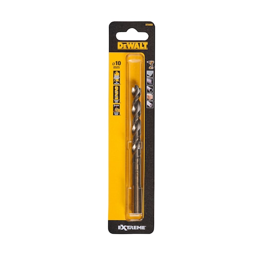 DEWALT drill bit in packaging, SKUs DT5056-QZ, DT5056, photography category.