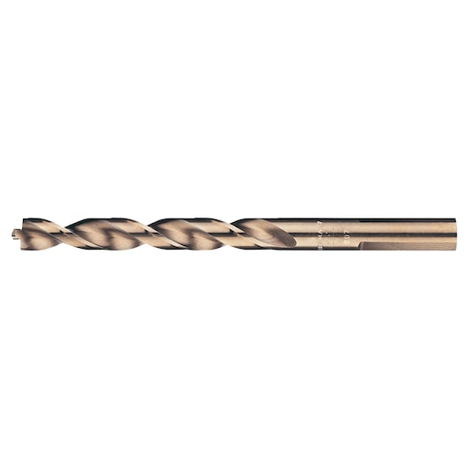 A DEWALT DT5543 metal drill bit with spiral flutes, shown against a white background.