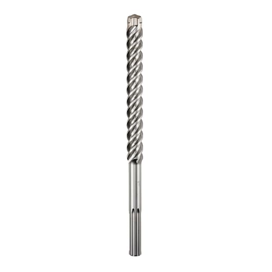DEWALT SDS Max rotary hammer drill bit with spiral flute, used for heavy-duty drilling in concrete or masonry.