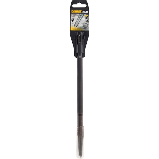 DEWALT DT6978 chisel with plastic cover, shown in packaging against a white background.