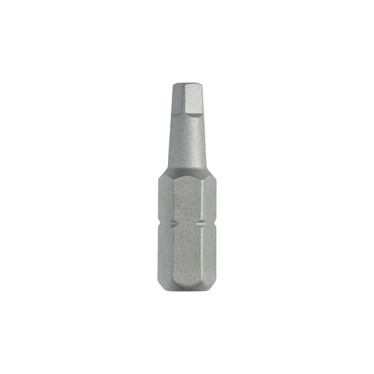 Single hexagonal DEWALT screwdriver bit shown upright on a white background.
