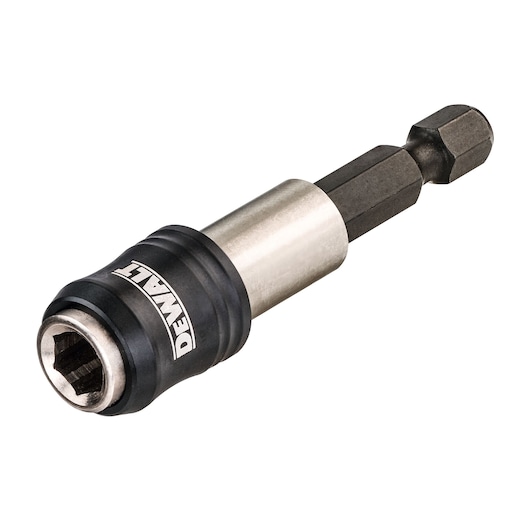 DEWALT DT7515 magnetic bit holder for power drills, shown in close-up on white background.
