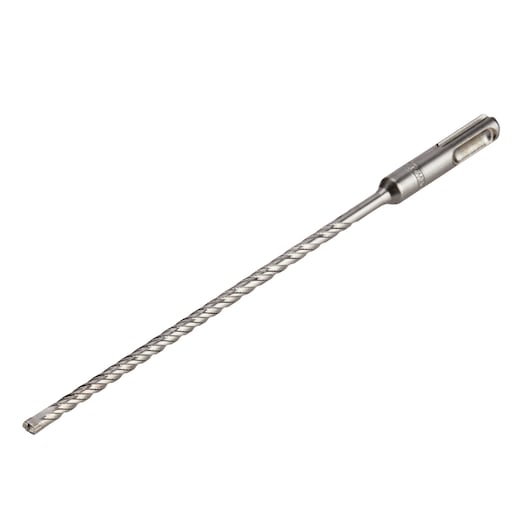 A single DEWALT DT8918 SDS Plus masonry drill bit with a long, spiral fluted shaft and pointed tip, designed for drilling into concrete and stone.