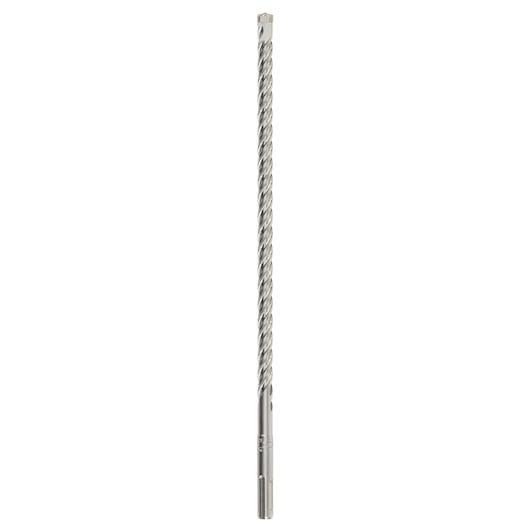 A long DEWALT DT8931 metal drill bit with spiral fluting and SDS shank, shown vertically on a white background.