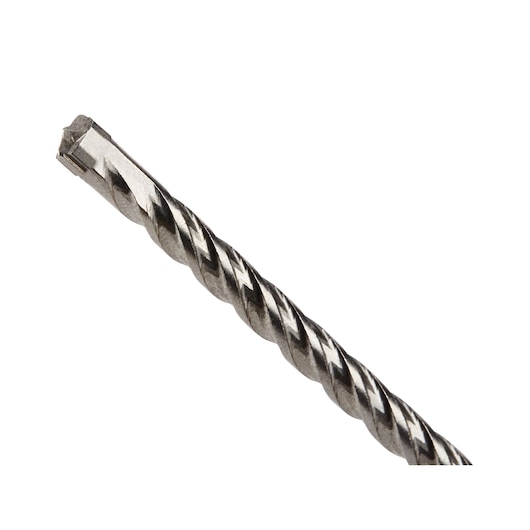 Close-up of a DEWALT DT8936 masonry drill bit with spiral fluting and a reinforced tip, shown against a white background.