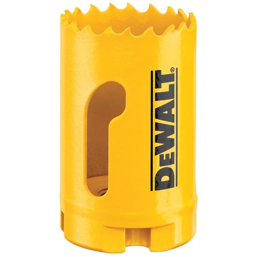 DEWALT hole saw DT90310-QZ, DT90310. Yellow tool accessory for power drills, photography category.