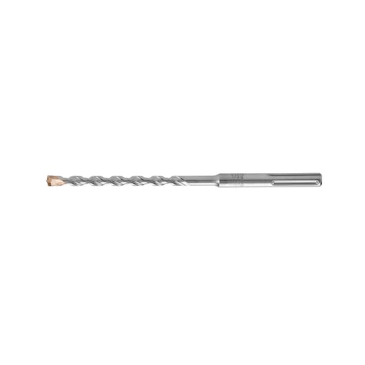 A DEWALT SDS-Plus rotary hammer drill bit, model DT9409, with a silver spiral design and carbide tip, photographed on a white background.