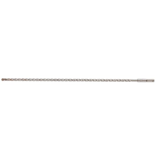 Long DEWALT DT9534 drill bit with spiral fluting for masonry or concrete drilling, shown on white background.