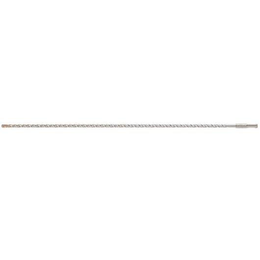 A long DEWALT DT9535 drill bit with spiral fluting and a flat shank, shown against a white background.