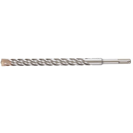 A DEWALT DT9575 SDS masonry drill bit with spiral flutes, shown horizontally on a white background.