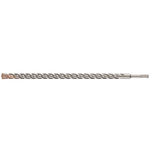 A DEWALT DT9590 metal rotary drill bit with spiral flutes for masonry or concrete applications, shown against white.