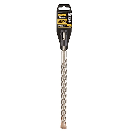 DEWALT drill bit, SKUs DT9598, DT9598-QZ, for photography tools, metal spiral design, packaging visible.