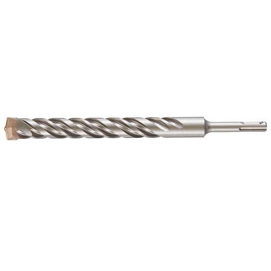 Metal DEWALT DT9602 SDS drill bit with spiral flutes, designed for use with masonry or concrete.