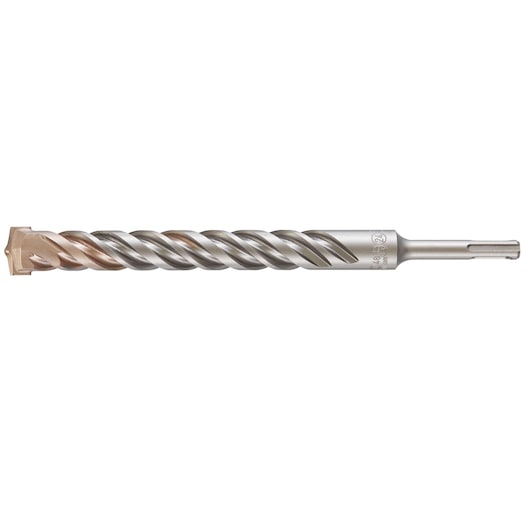 DEWALT DT9609 metal rotary hammer drill bit with spiral design and chisel tip, used for masonry and concrete.