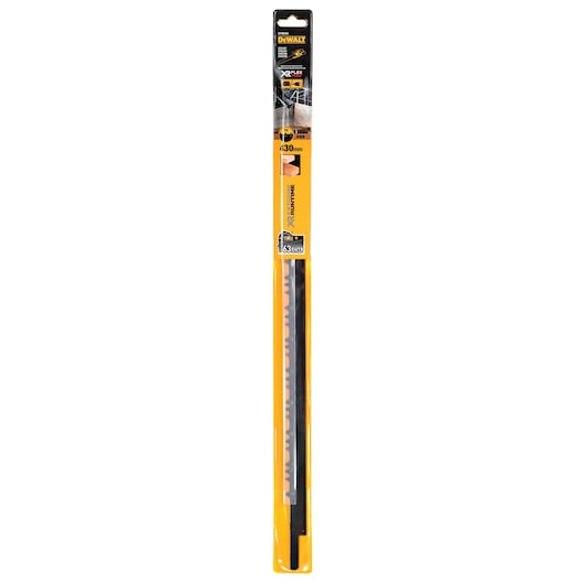 DEWALT DT99593 430mm saw blade in yellow and black packaging for power tools.
