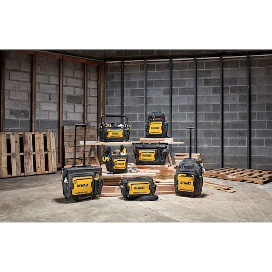 DEWALT photography bags DWST60101-1, DWST60102-1, DWST60104-1, DWST60107-1, DWST60105-1, DWST60106-1, DWST60103-1.